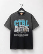 CTRL Premium Oversized T-shirt (Green & Black)
