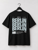 "Lost in Berlin" Edition Heavyweight Oversized Tee [Black and Green]
