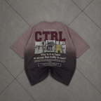 CTRL Premium Oversized T-shirt( Brown & Black)