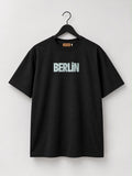"Lost in Berlin" Edition Heavyweight Oversized Tee [Black and Green]