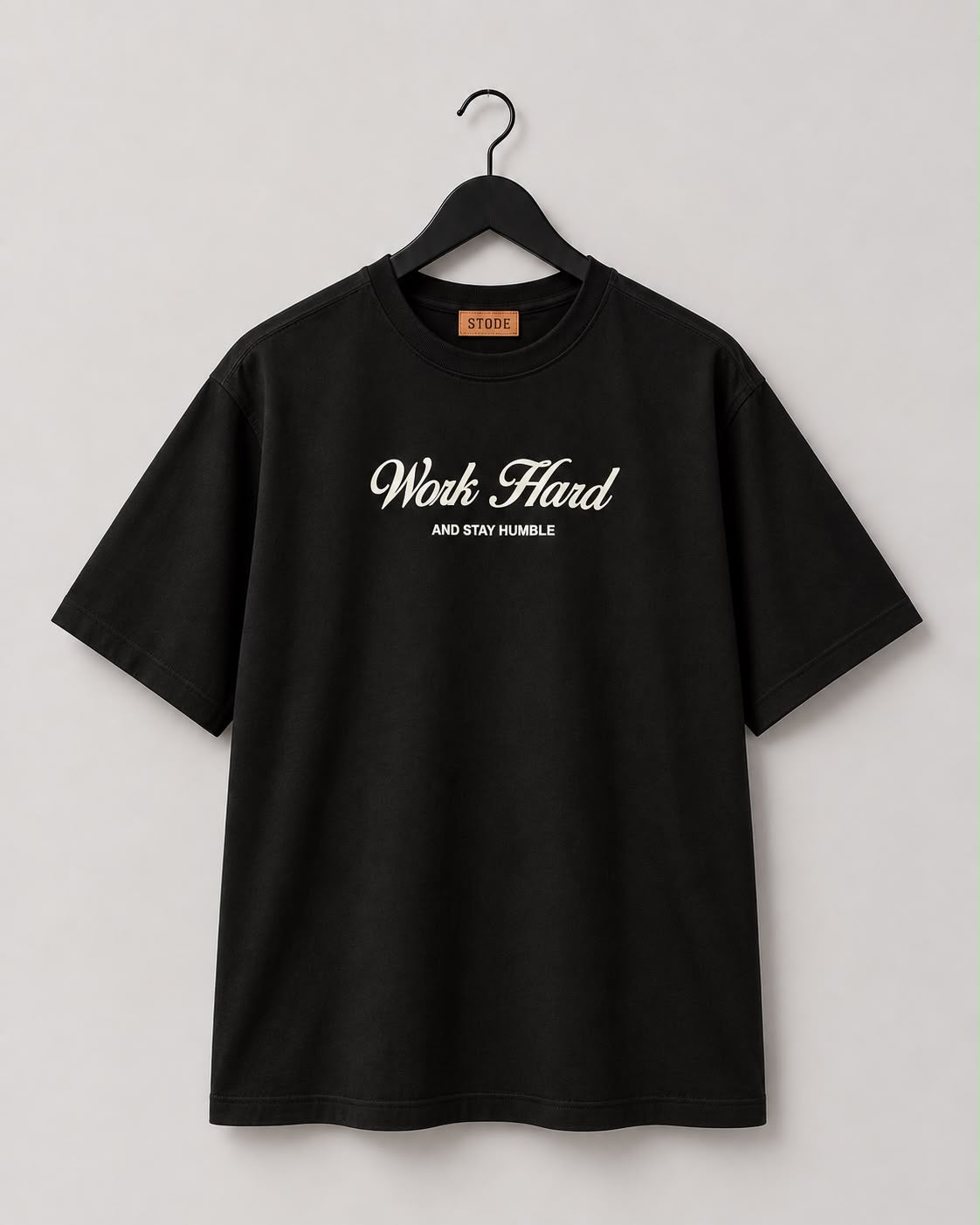 Heritage "Old Money" Heavyweight Oversized Tee [Black And White ]