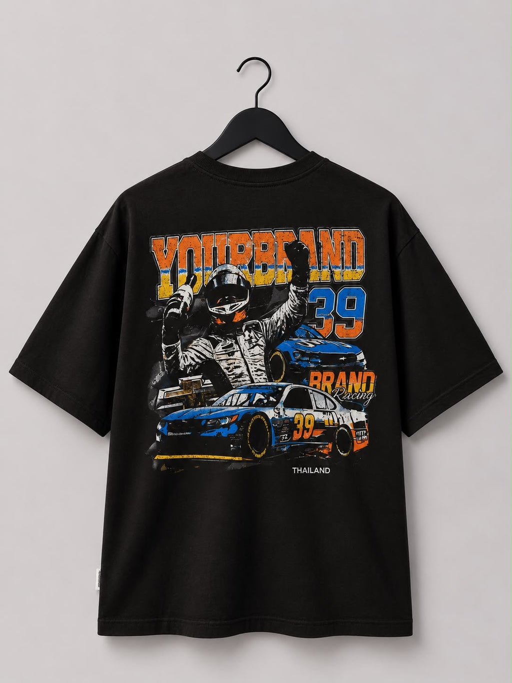 Apex Motorsport Heavyweight Oversized Tee [BlACK]