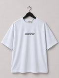 White Racing Graphic Oversized T-Shirt