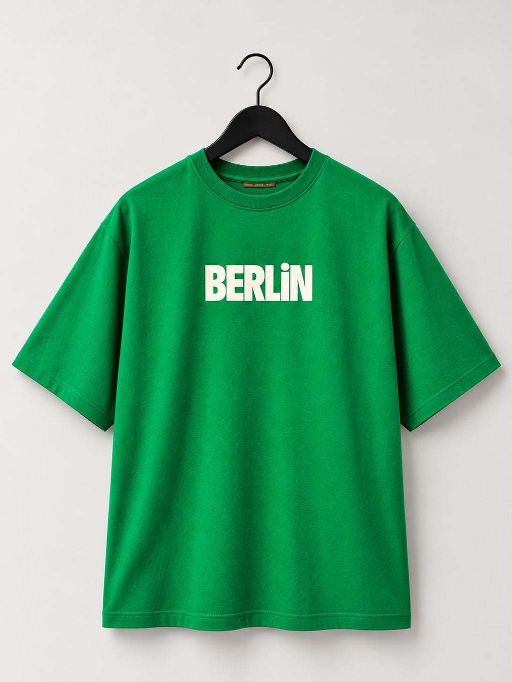 "Lost in Berlin" Edition Heavyweight Oversized Tee [Black and Green]