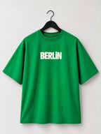 "Lost in Berlin" Edition Heavyweight Oversized Tee [Black and Green]