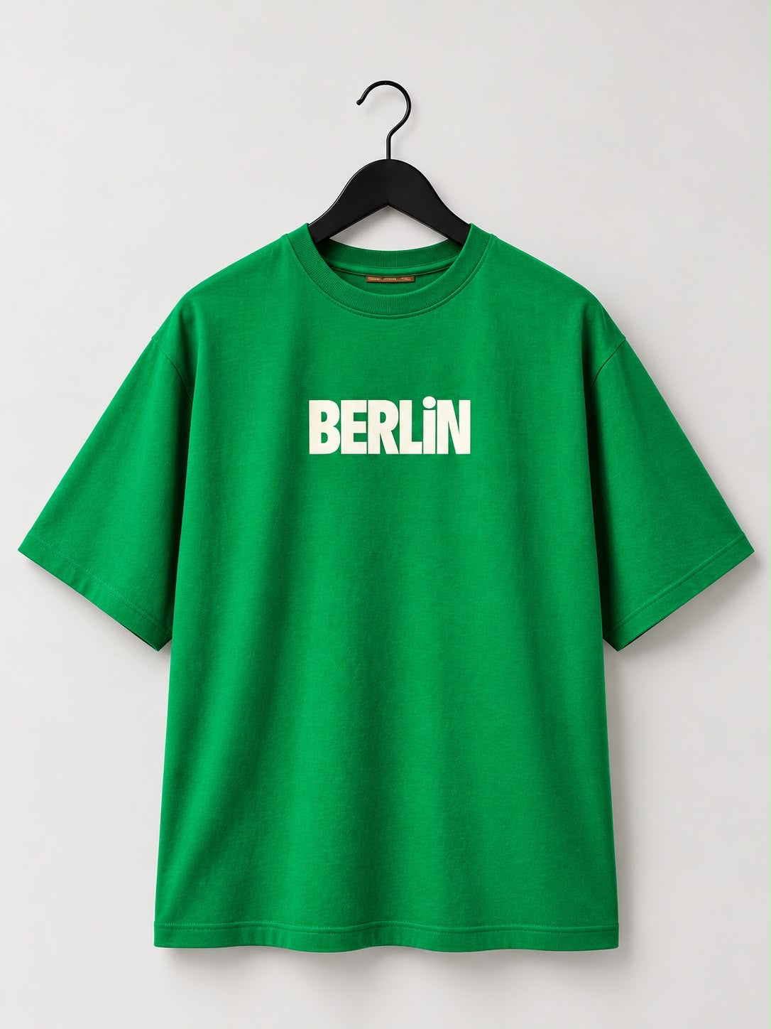 "Lost in Berlin" Edition Heavyweight Oversized Tee [Black and Green]