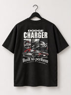 Dodge Charger Dominator Boxy Fit Heavyweight Streetwear T-Shirt