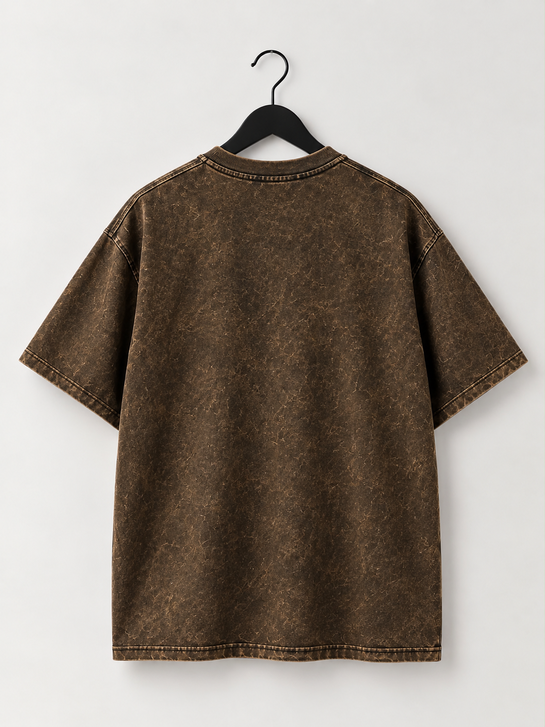 Vintage Mineral Wash Cut-Out Graphic Oversized T-Shirt