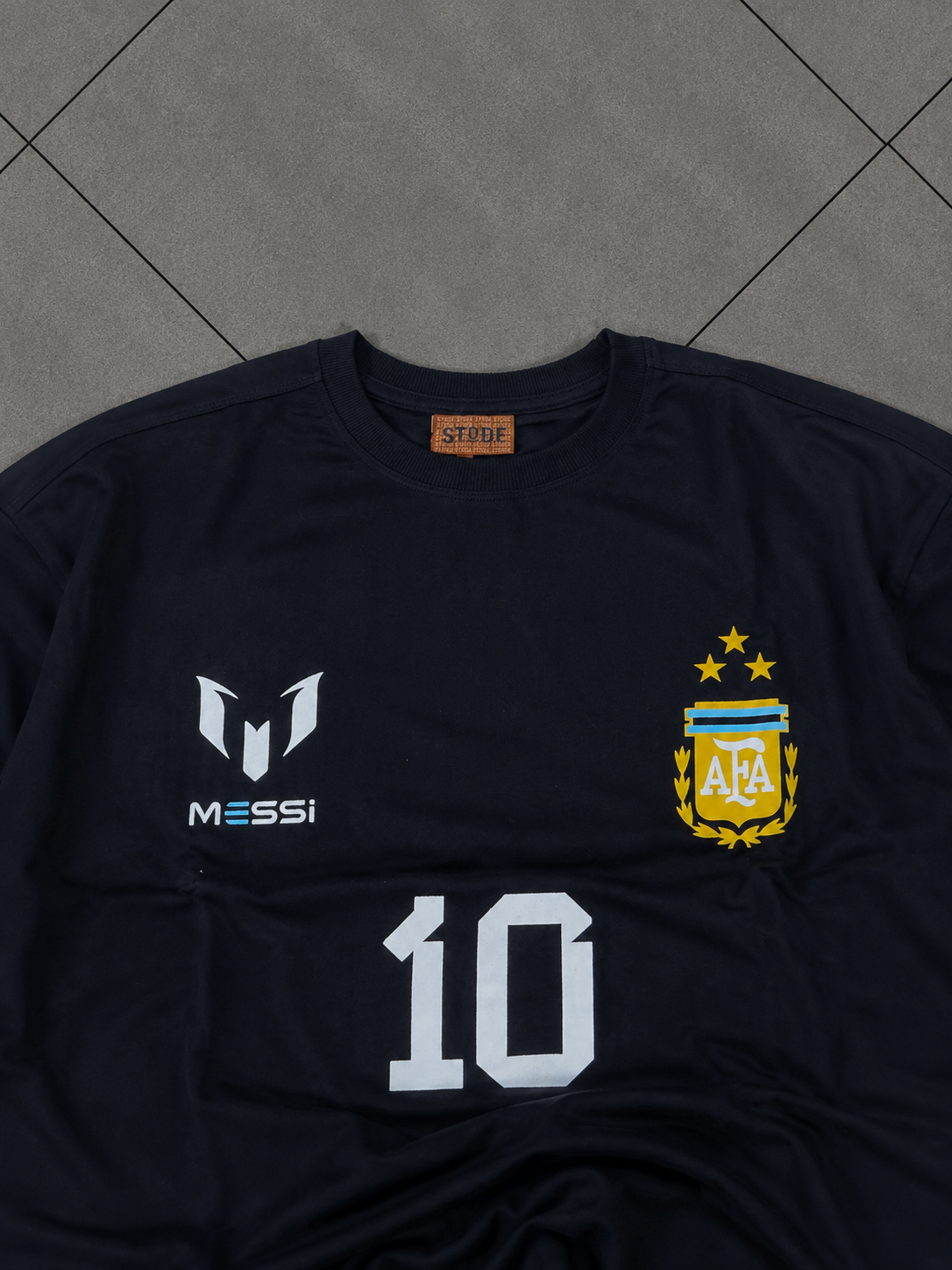 Argentina Messi Edition Oversizes Tee (Black)