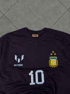 Argentina Messi Edition Oversizes Tee (Dark Purple)