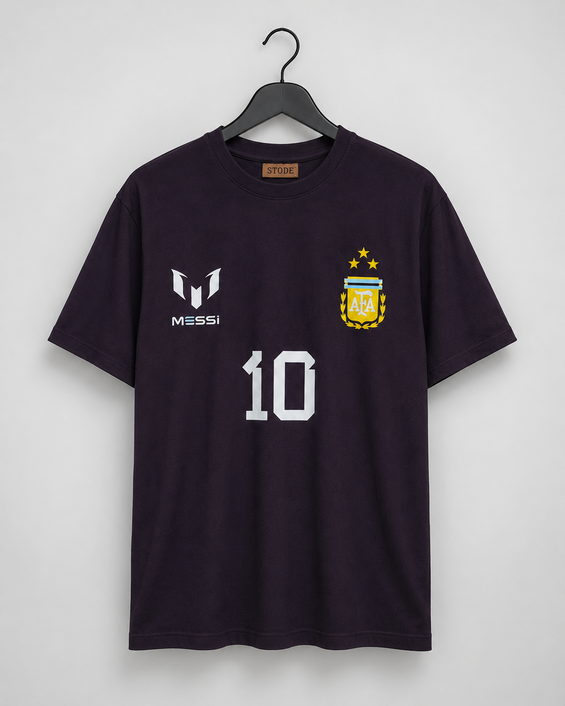 Argentina Messi Edition Oversizes Tee (Dark Purple)