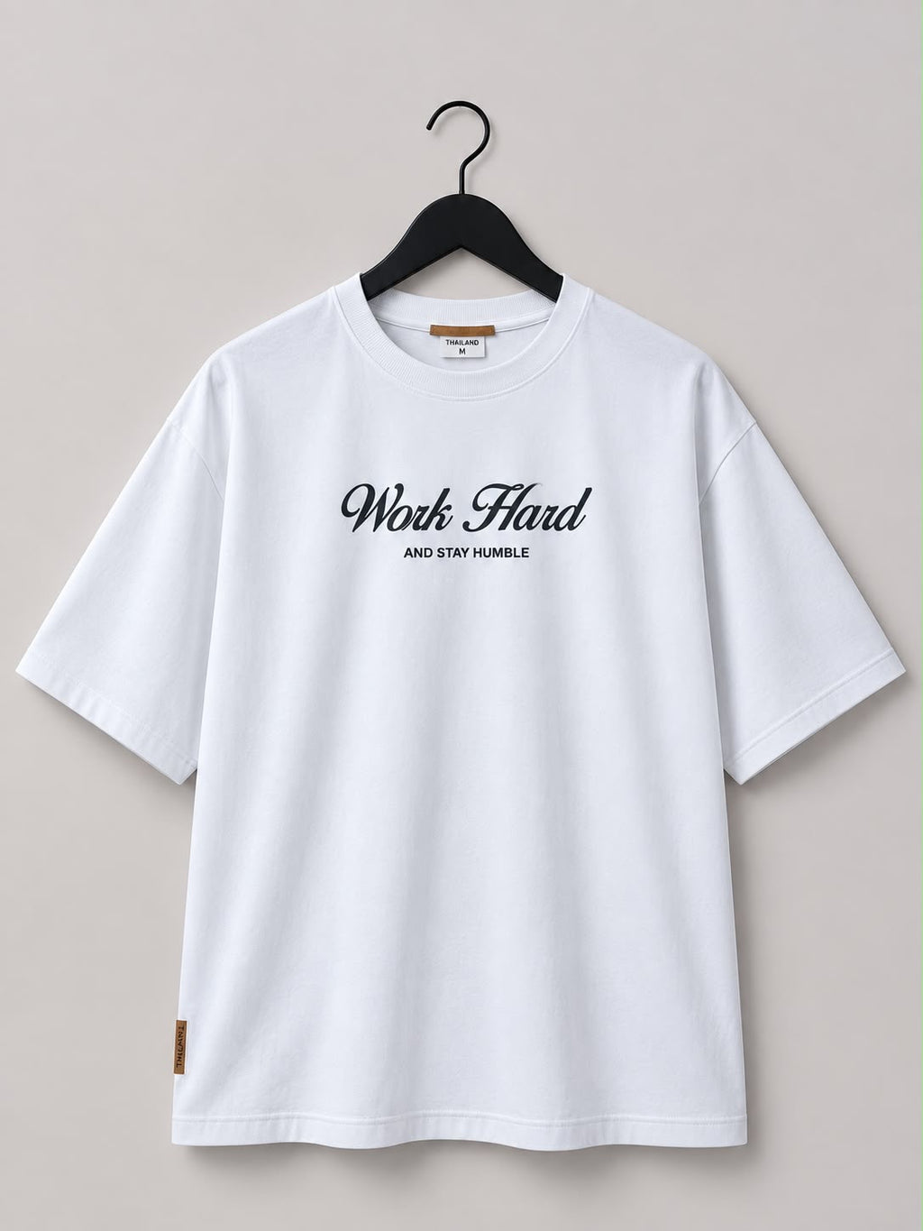 Heritage "Old Money" Heavyweight Oversized Tee [Black And White ]