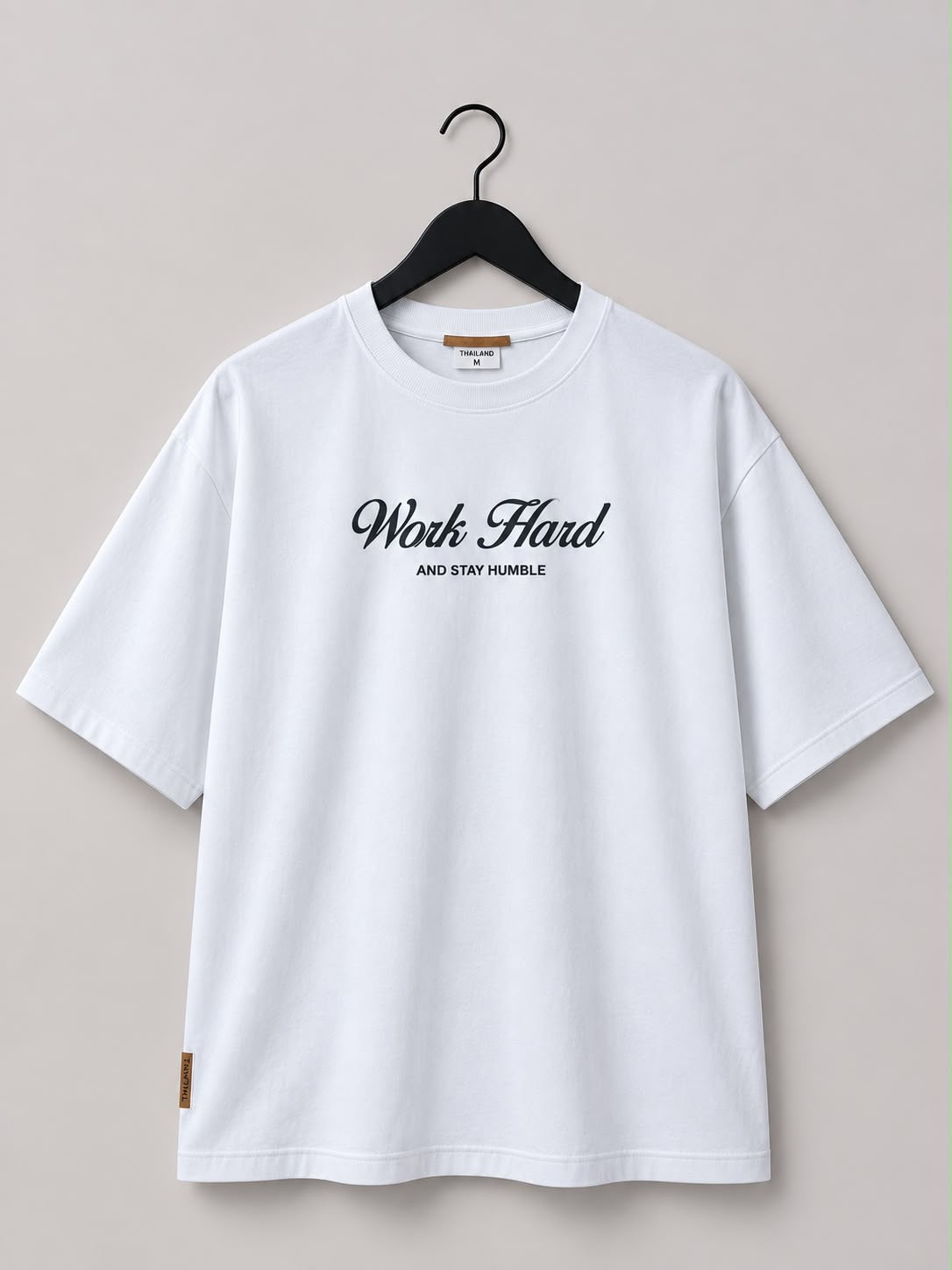 Heritage "Old Money" Heavyweight Oversized Tee [Black And White ]