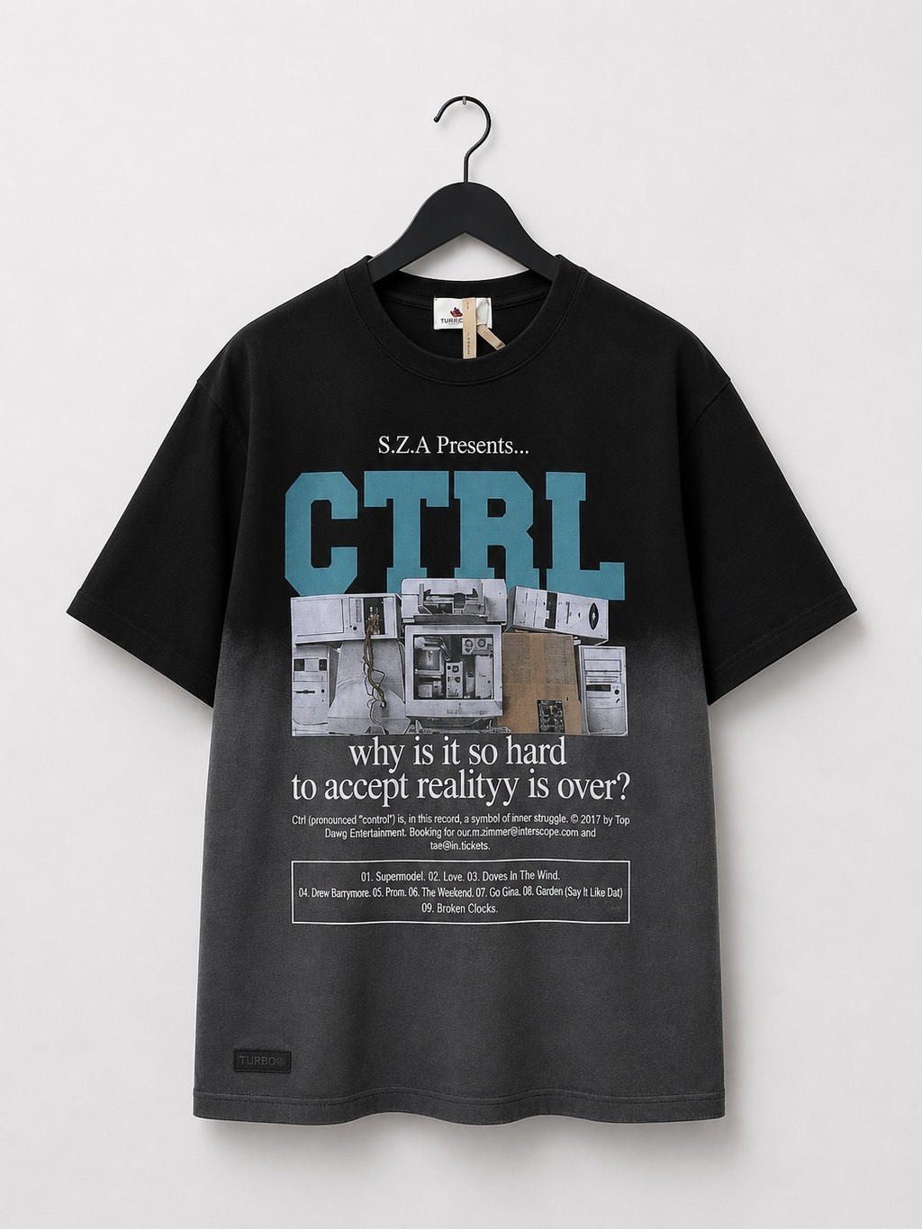 CTRL Premium Oversized T-shirt(Black & Gray)