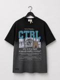 CTRL Premium Oversized T-shirt(Black & Gray)