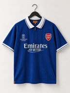 Vintage Arsenal Polo, Modern Streetwear.  Black
