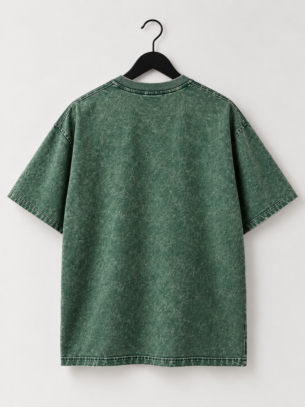 Vintage Mineral Wash Cut-Out Graphic Oversized T-Shirt
