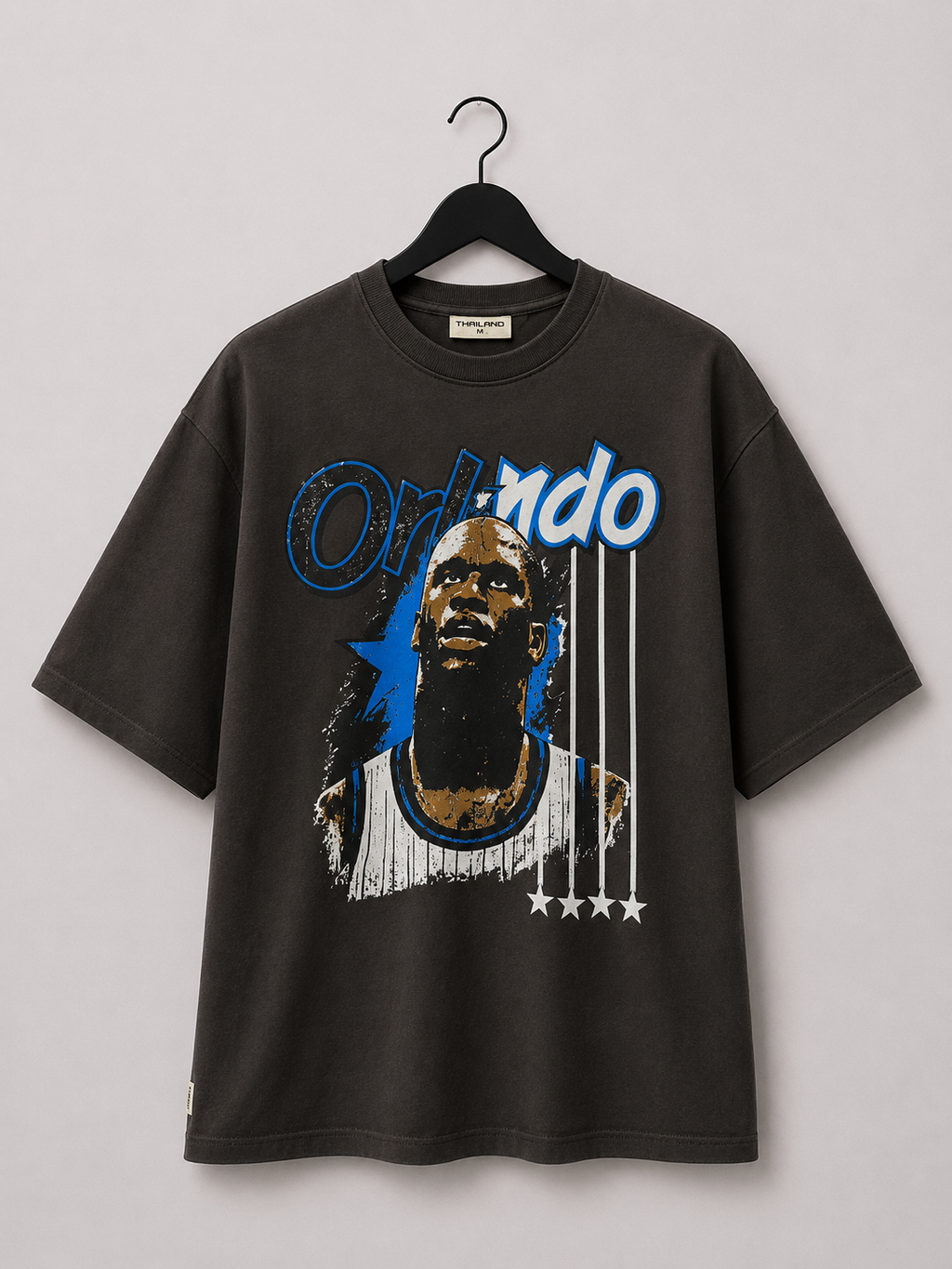 Orlando Black Graphic Tee — Iconic Retro Streetwear