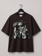 Brown Signature Graphic Tee , Premium Vintage Streetwear