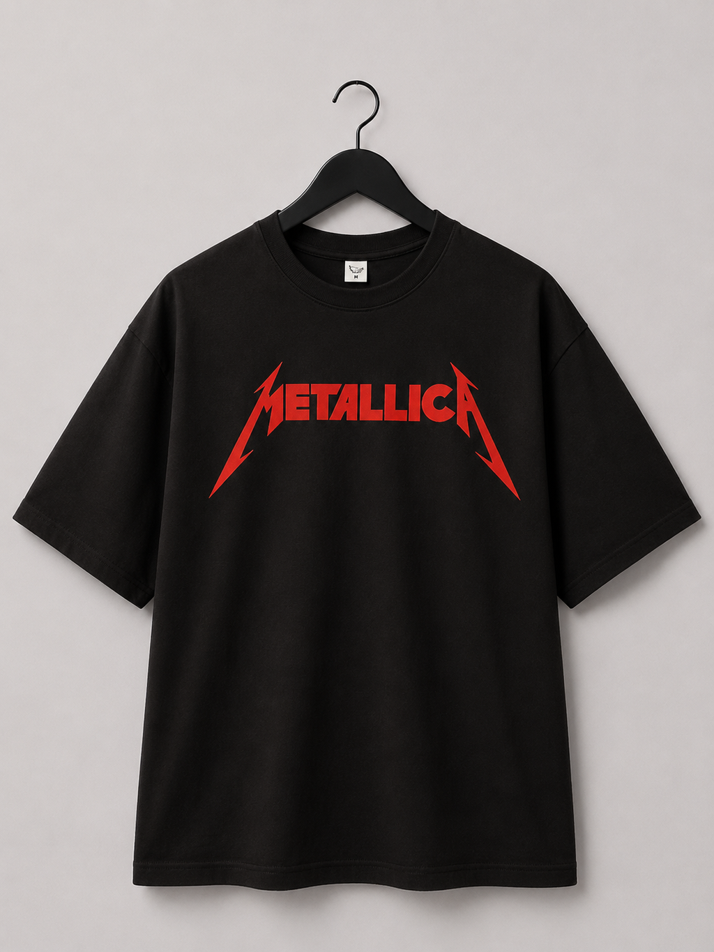 Metallica Red Logo Tee — Classic Heavy Metal Streetwear