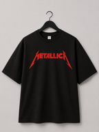 Metallica Red Logo Tee — Classic Heavy Metal Streetwear