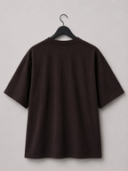 Brown Signature Graphic Tee , Premium Vintage Streetwear