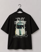 Heritage "Old Money" Heavyweight Oversized Tee [Black And White ]