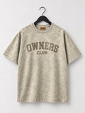 Owners Club" Mineral Wash Oversized T-Shirt