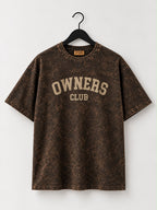 Owners Club" Mineral Wash Oversized T-Shirt