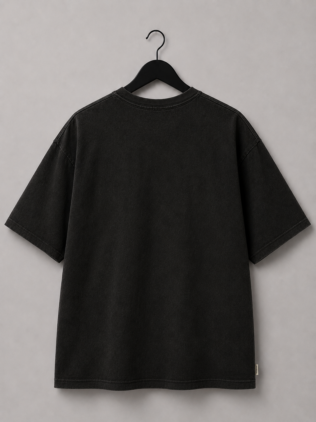 Vintage-Inspired Rapper Graphic Oversized T-Shirt – Black